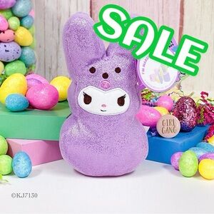 Easter Sanrio Kuromi x Peeps Marshmallow Scented Bunny Plush NWT 6” NWT